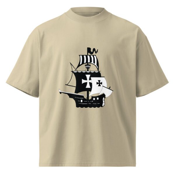 Classic Explorer Sailing Ship Tee | Vintage Nautical Oversized Unisex Shirt