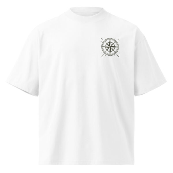 True North Graphic Tee for Men & Women | Organic Oversized High-Neck T-Shirt