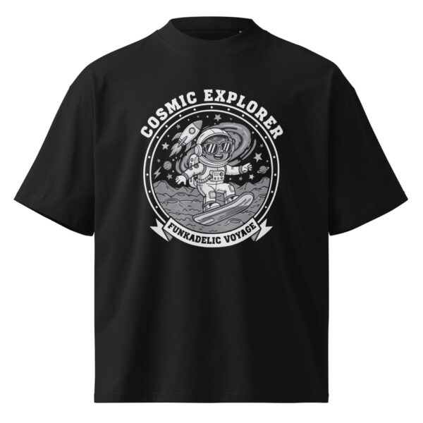 Cosmic Explorer Graphic Tee – Oversized Unisex Space Adventure T-Shirt