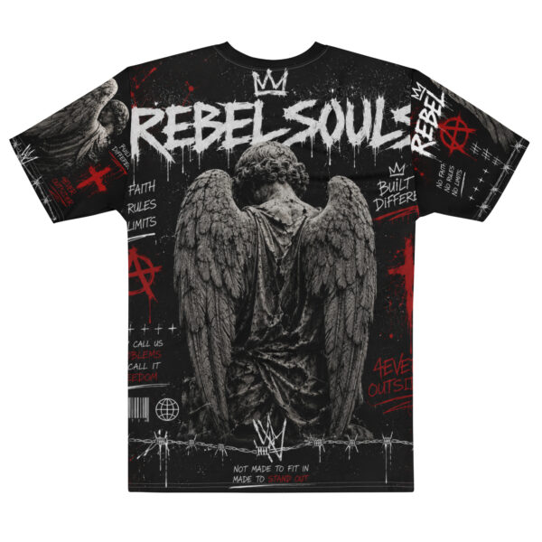 Empowering Angel Graffiti Graphic Tee | crew neck  Unisex Urban Shirt