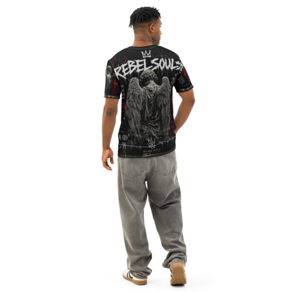 Empowering Angel Graffiti Graphic Tee | crew neck  Unisex Urban Shirt