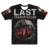 all-over-print-mens-cotton-crew-neck-t-shirt-white-front-6a36e6722846b.jpg Legendary Last Transmission Tee featuring a futuristic astronaut helmet with a glowing cyberpunk cityscape inside the visor, printed on a premium unisex streetwear T-shirt.
