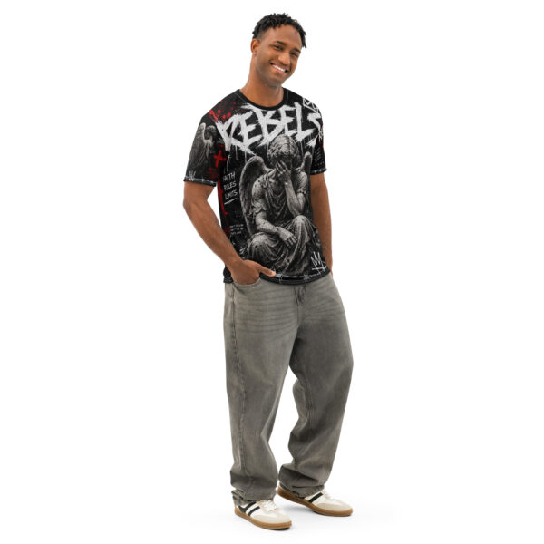 Empowering Angel Graffiti Graphic Tee | crew neck  Unisex Urban Shirt