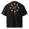 unisex-organic-oversized-high-neck-blaster-2.0-t-shirt-black-back-6a3c24b8cb995.jpg Premium Spiral Leaf Graphic Tee | Organic Oversized High-Neck Unisex T-Shirt