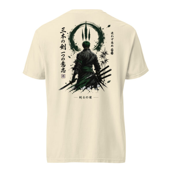 unisex-garment-dyed-heavyweight-t-shirt-ivory-back-6a4bed1c26d8f.jpg Japanese Samurai Sword Graphic T-Shirt
