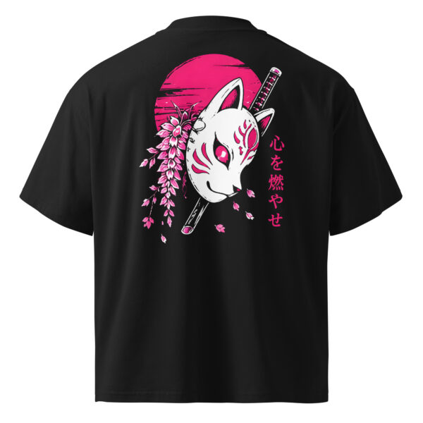 unisex-organic-oversized-high-neck-blaster-2.0-t-shirt-black-back-6a4956e5d7ff5.jpg Sakura Spirit Oversized Tee
