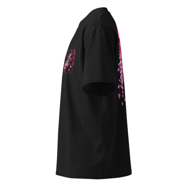 unisex-organic-oversized-high-neck-blaster-2.0-t-shirt-black-left-6a4956e5d84c0.jpg Sakura Spirit Oversized Tee